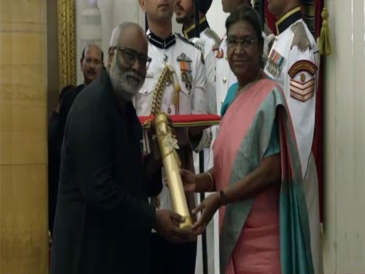 Naatu Naatu music composer MM Keeravaani receives Padma Shri