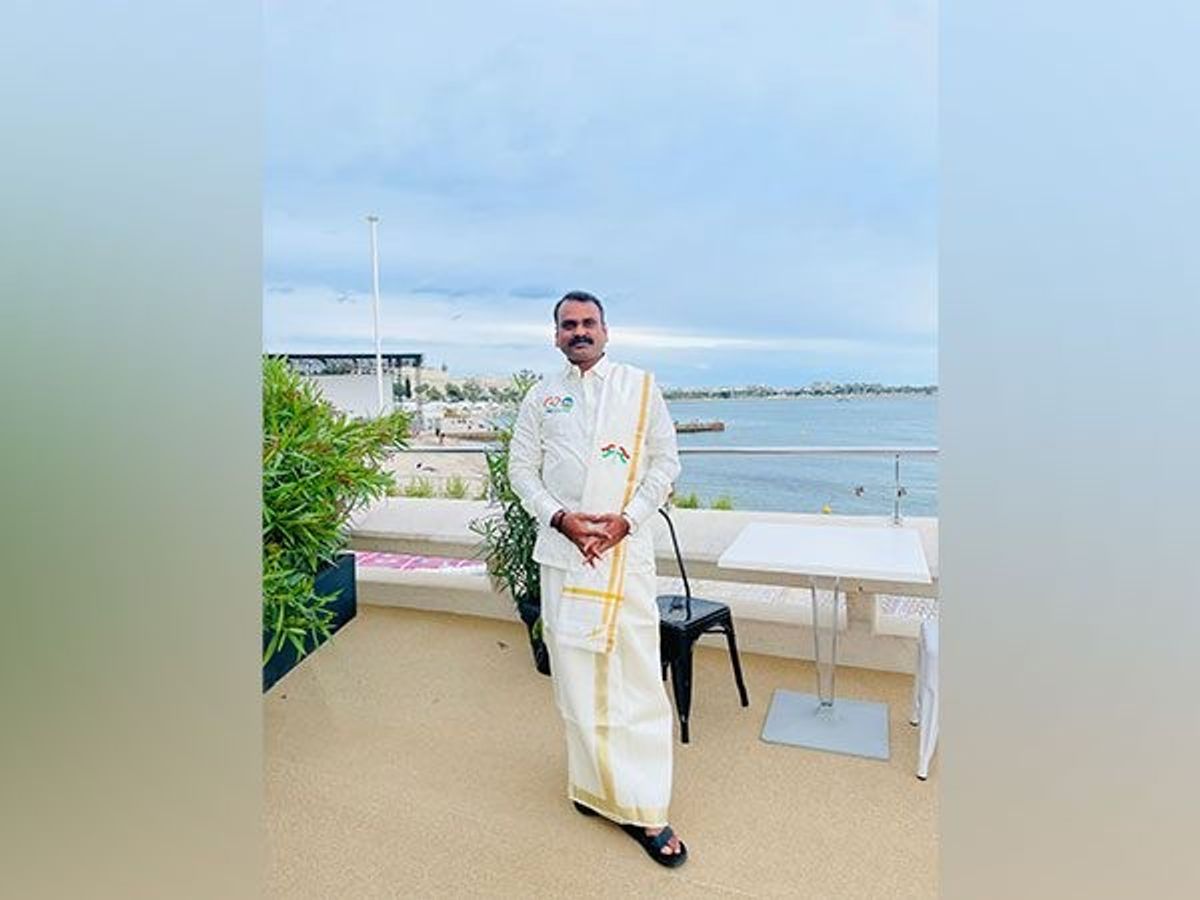 Cannes 2023: Indian minister wears Veshti, shirt with Tricolour on red carpet