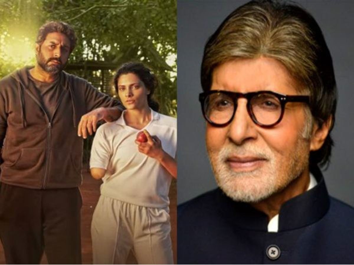 Big B reviews Abhishek Bachchan’s film ‘Ghoomer’, calls it ‘incredible’