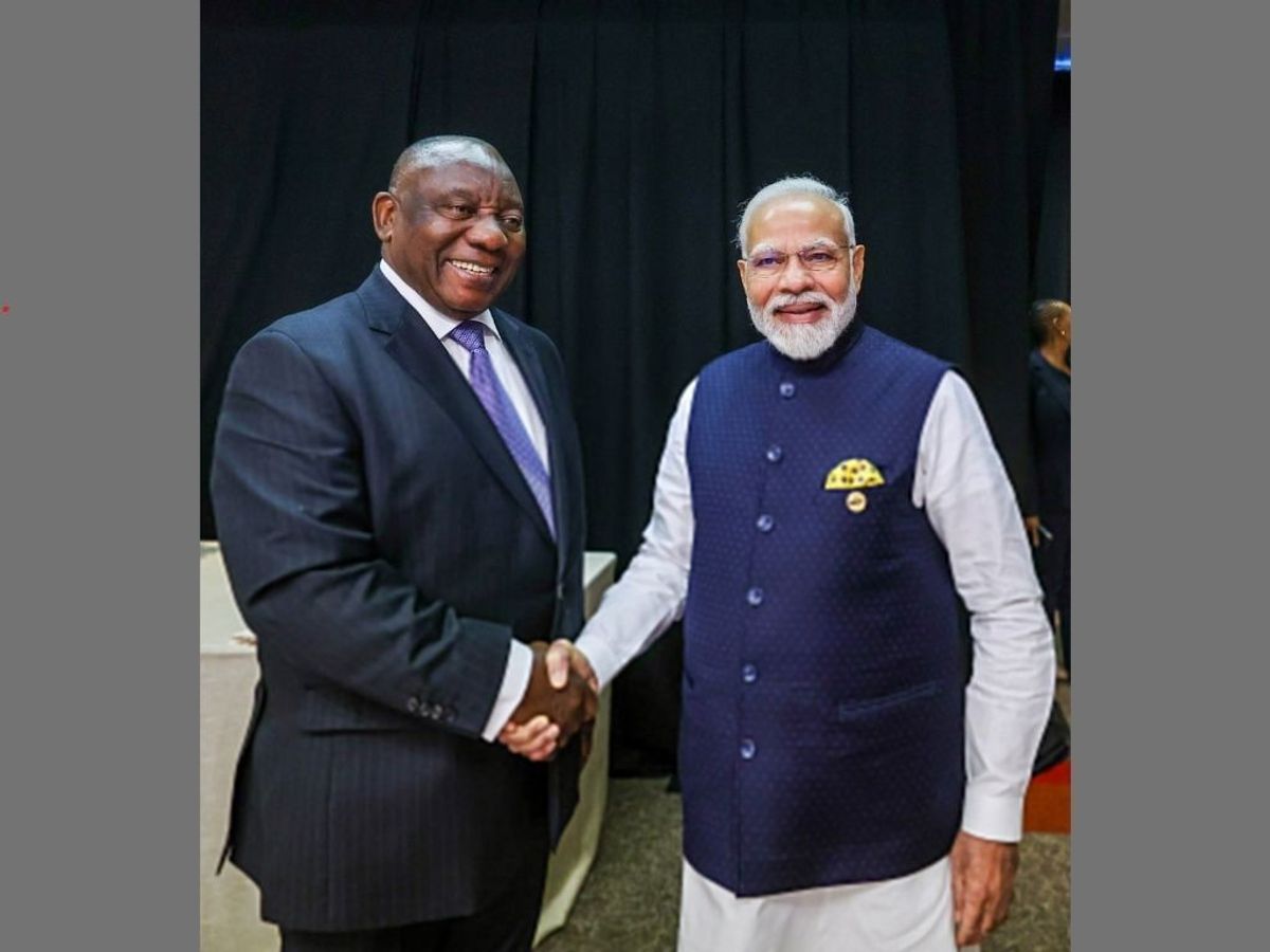 SA's Ramaphosa refers to Gandhi, Chandrayaan-3 as he reacts to Modi's BRICS speech