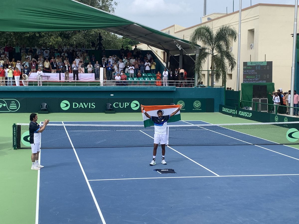 Bopanna secures victory in farewell match as India advance to World Group I playoffs
