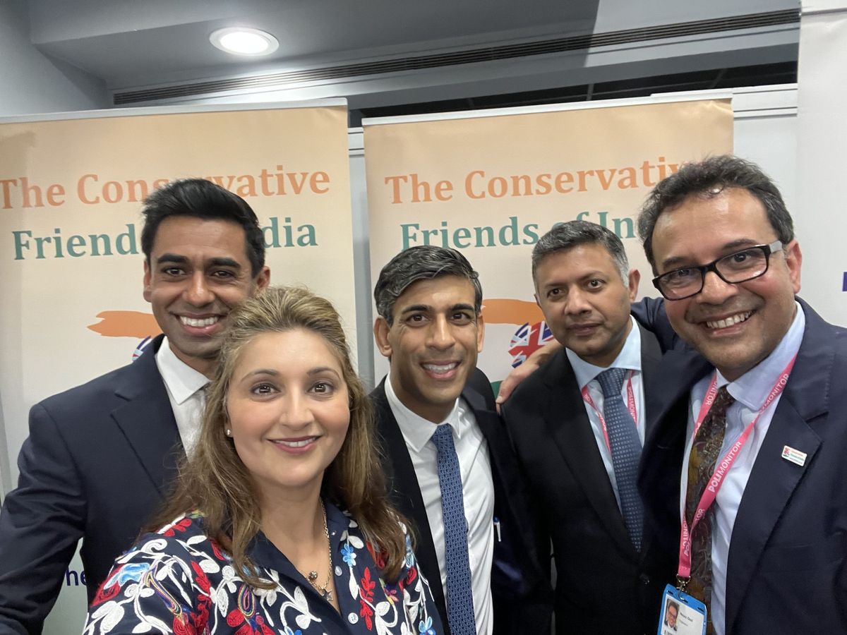 Sunak attends reception by diaspora group Conservative Friends of India