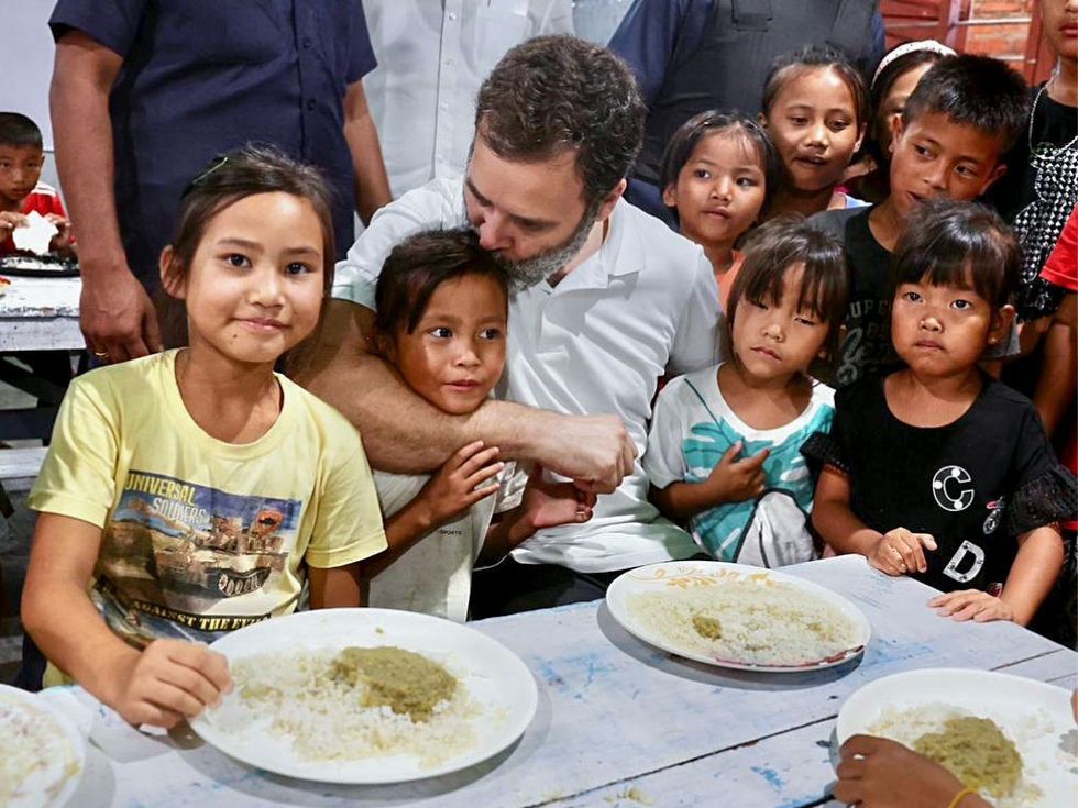Rahul Gandhi meets violence-affected people in Manipur, says it is heartbreaking