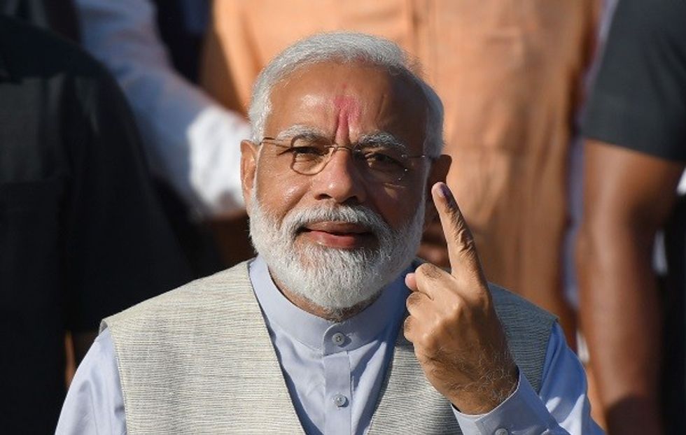 Prime Minister Modi Votes In Third Round Of India’s General Election