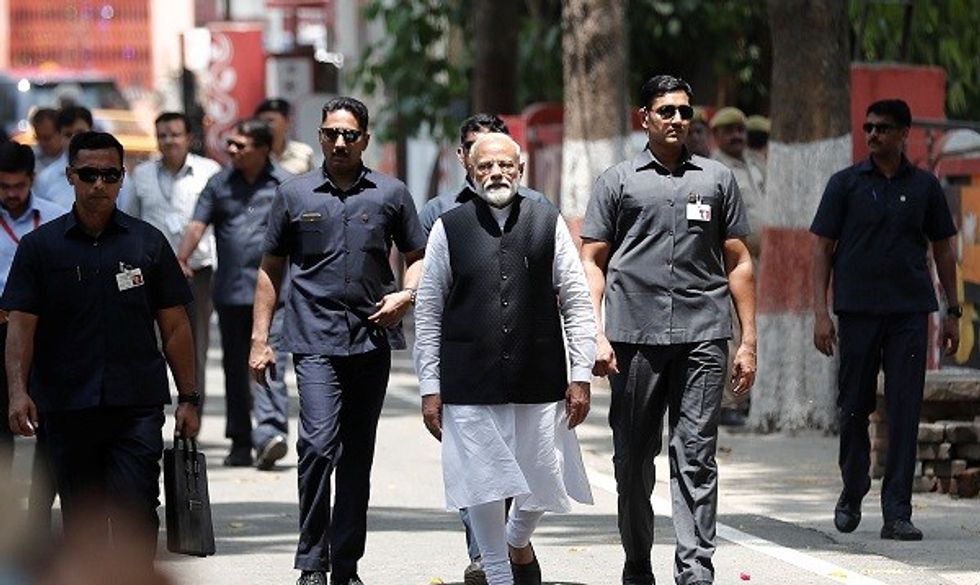 Modi Files Nomination For Varanasi Lok Sabha Seat