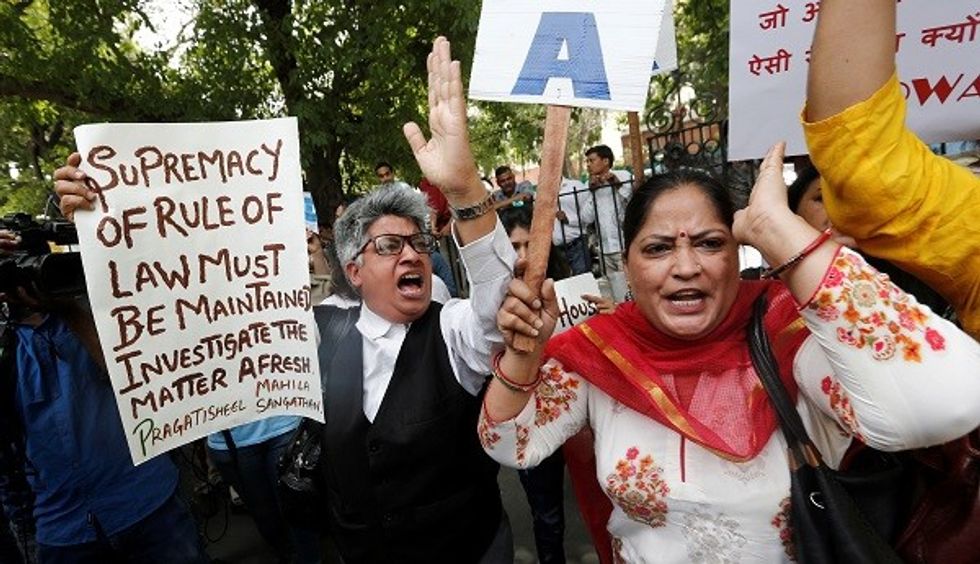 Protests In India After Chief Justice Cleared Of Sexual Harassment