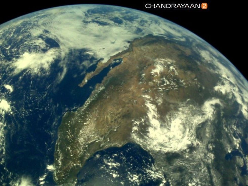 ISRO Releases First Set Of Earth Images Taken By Second Moon Mission