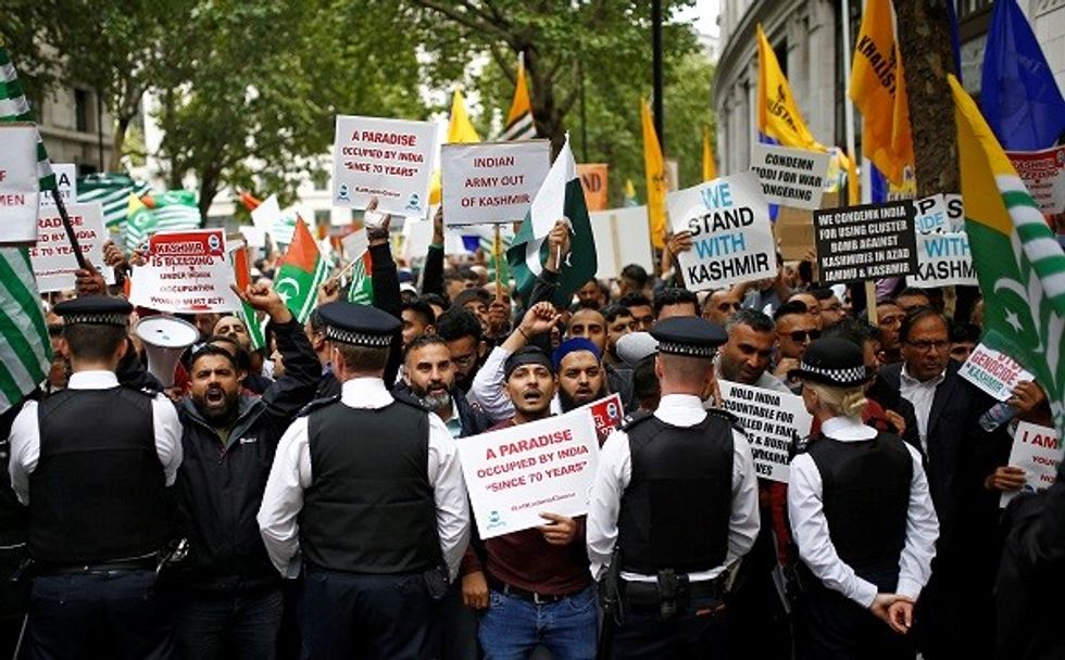 Protest In Britain For Kashmir