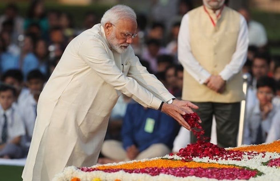 Indian Prime Minister Pays Rich Tribute To Mahatma Gandhi
