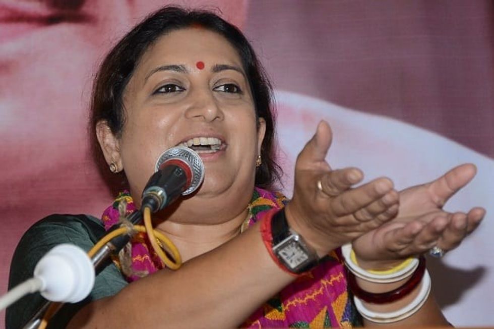 India minister Smriti Irani daughter running 'illegal' bar in Goa? Opposition Congress wants Modi to sack her