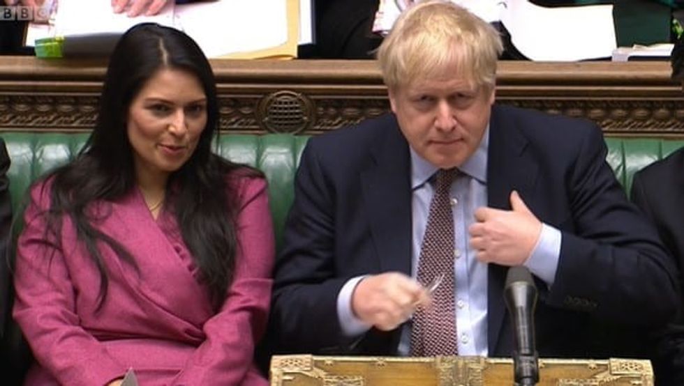Boris Johnson backs Priti Patel amid ‘tsunami’ of allegations
