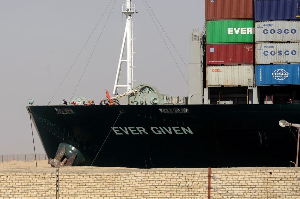 Indian crew of ship face arrest as Suez Canal probe searches reasons for grounding