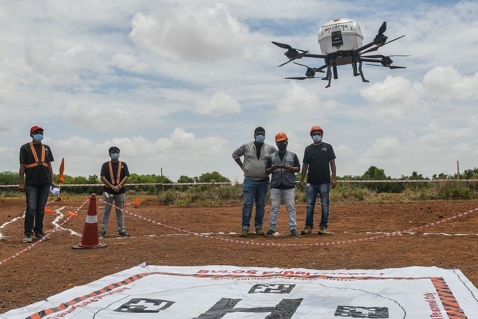 India plans 'drone delivery' of Covid-19 vaccine