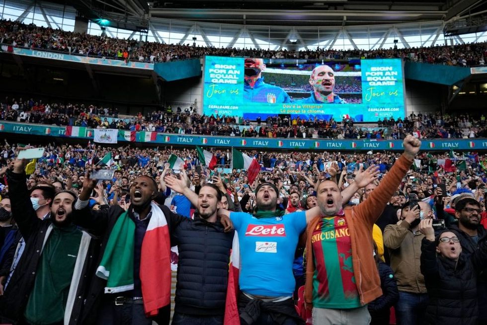 Up to 1,000 Italy fans to be flown to London for Euro 2020 final