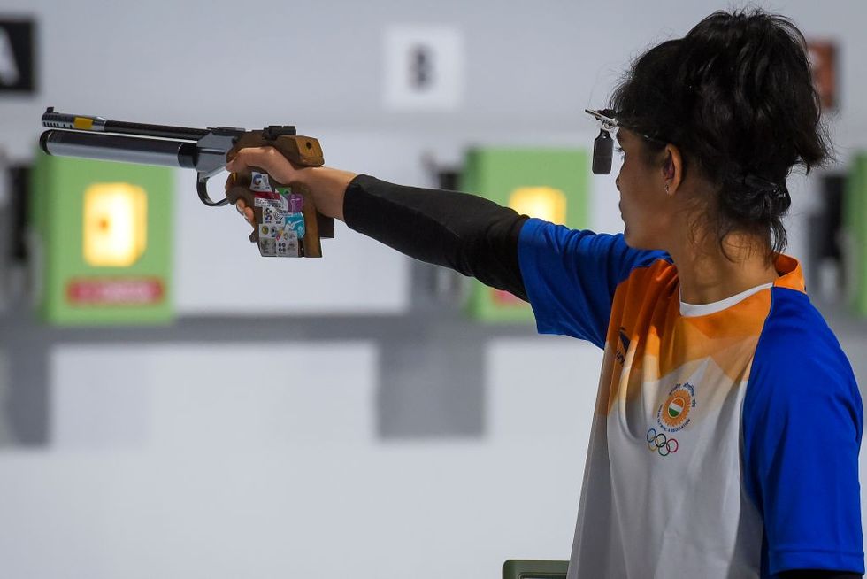 India's 'gold hope' shooting contingent reaches Tokyo