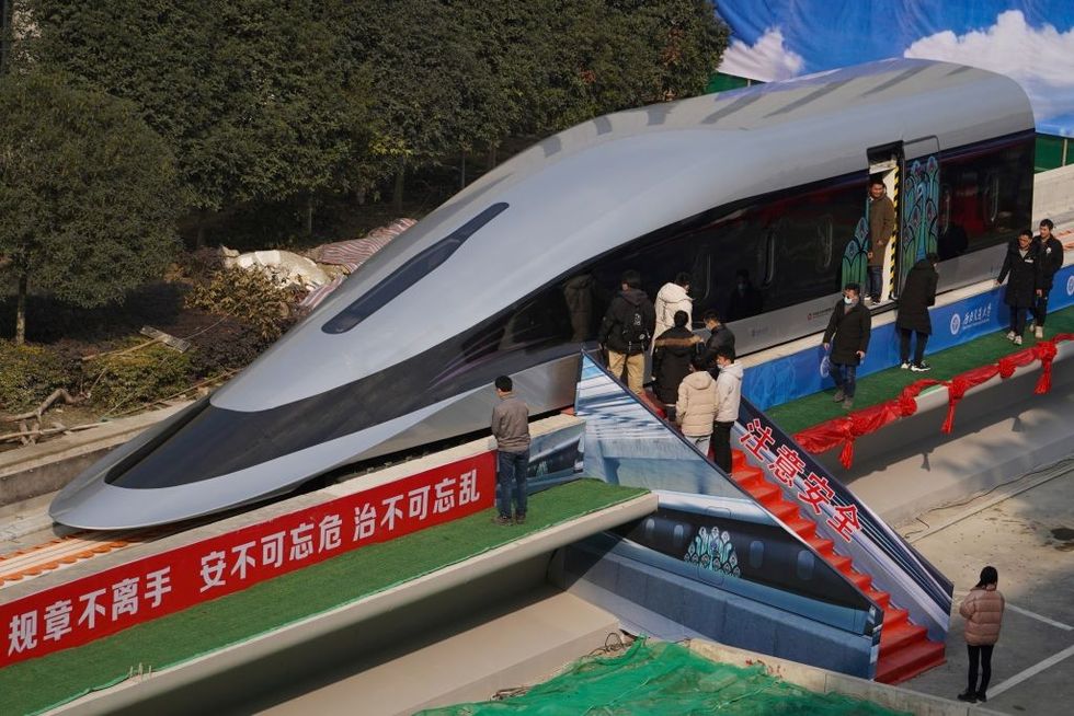China rolls out high-speed maglev train that can do 600 kms an hour