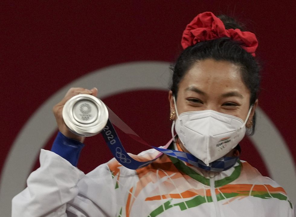 Weightlifter Mirabai Chanu's silver is India's first medal at Tokyo