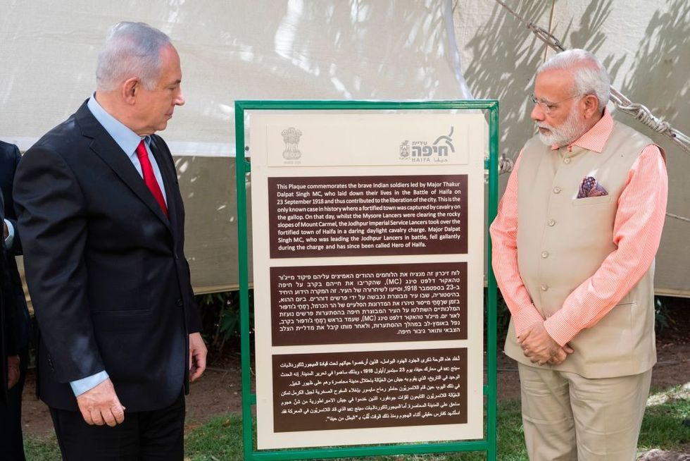 Israel's Haifa city pays tributes to martyred Indian soldiers
