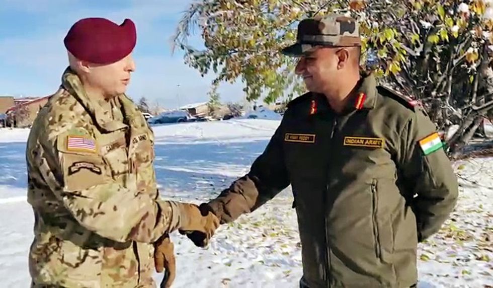 India, US soldiers play kabaddi at Ex Yudh Abhyas 21