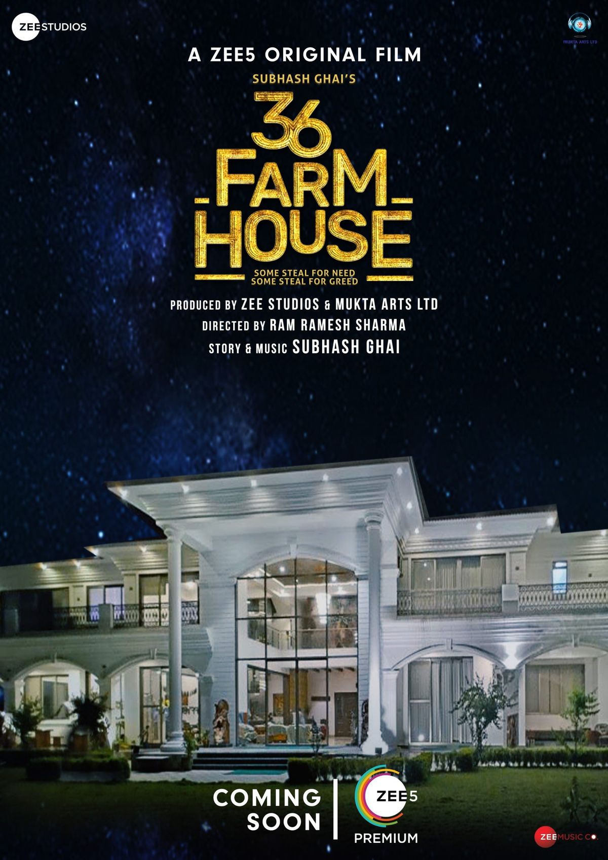 Subhash Ghai’s 36 Farmhouse to premiere on ZEE5