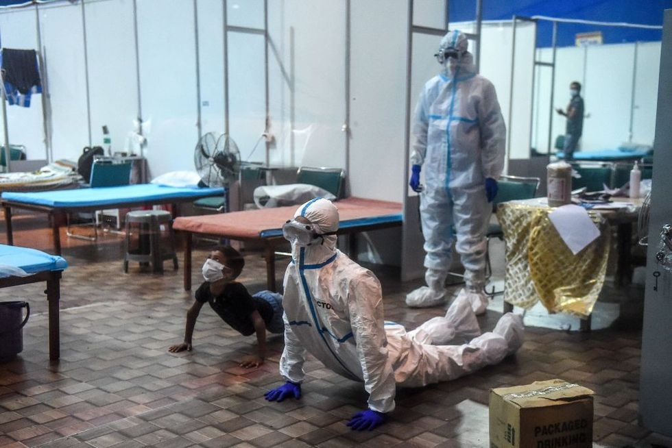 Covid: Delhi offers free yoga to people in home isolation