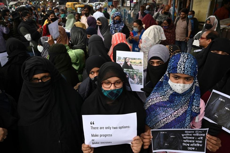 Karnataka college suspends 23 girl students over hijab protest