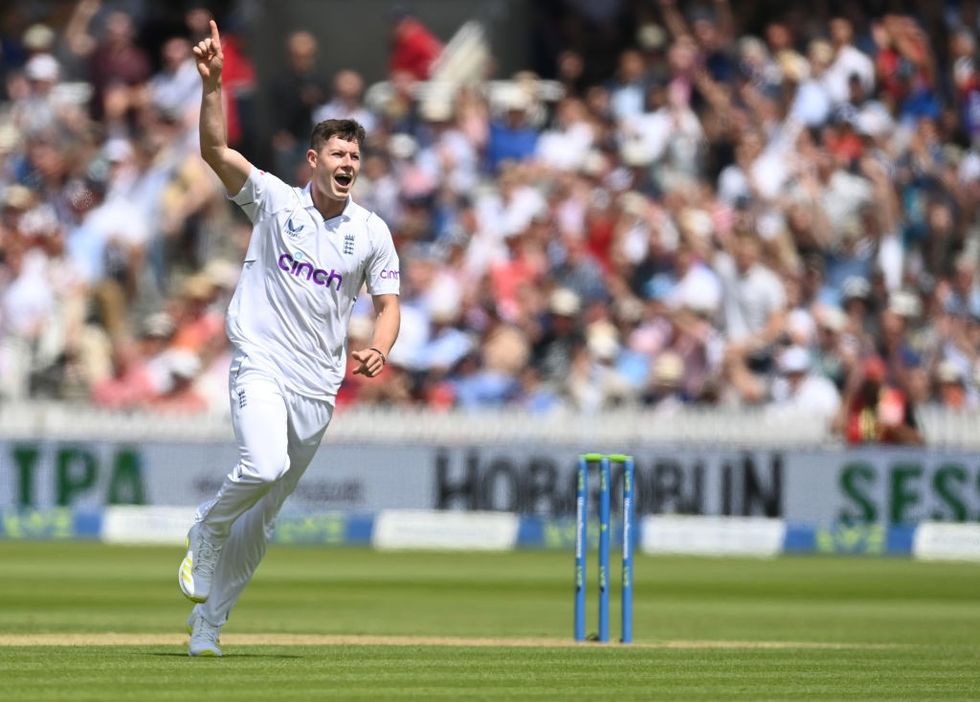 A little bit tear in eye: Matty Potts about his dream Test debut