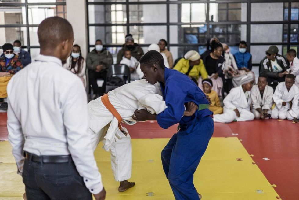 South Africa uses judo to fight xenophobia