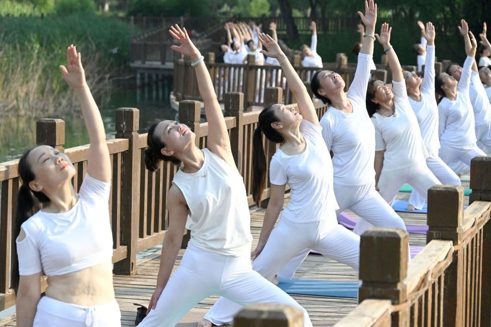 Yoga enthusiasts across globe celebrate International Yoga Day