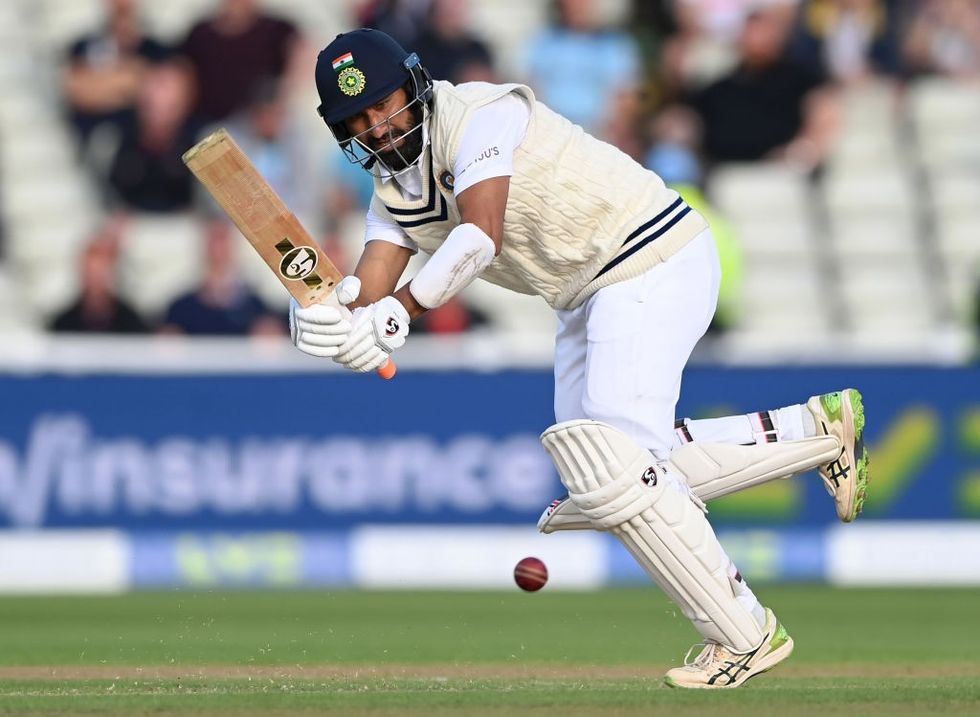 India tighten noose around England at Edgbaston as Cheteshwar Pujara hits 50
