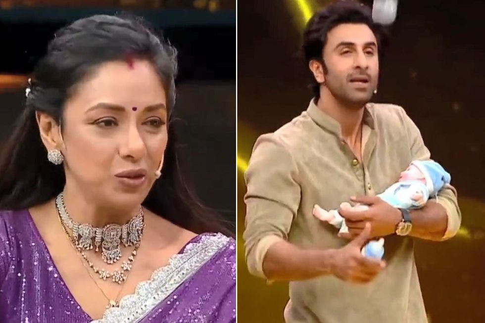 “Can you help me with tips to become the world’s best father?” Ranbir Kapoor asks for parenting tips from Anupamaa star Rupali Ganguly – watch video
