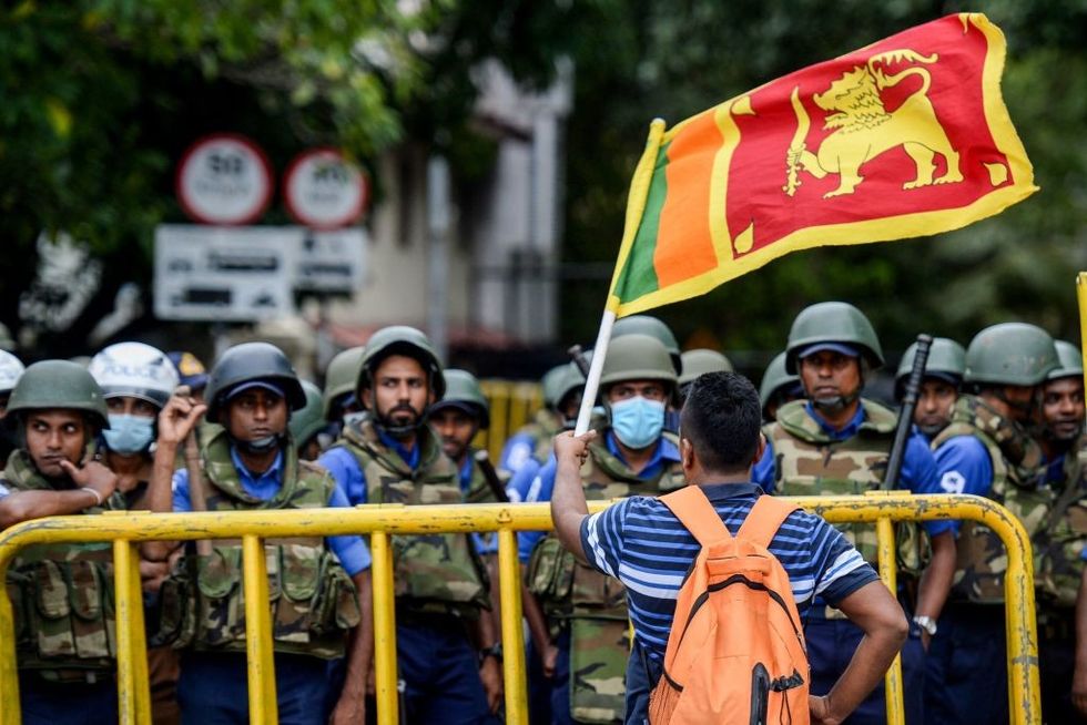 Sri Lanka asks British Instagrammer to leave for backing anti-government protests