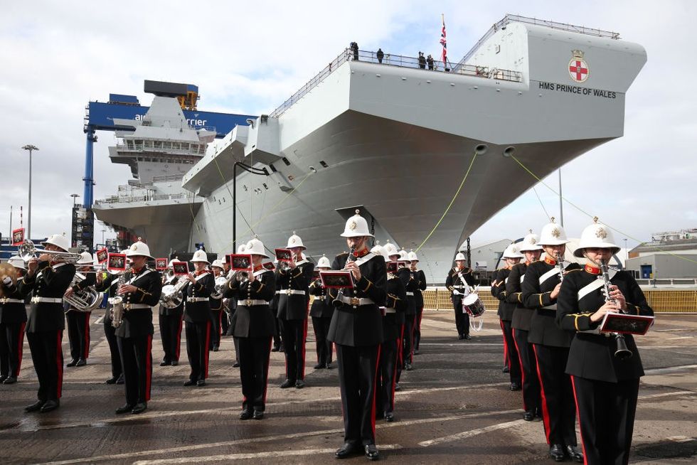 UK's biggest aircraft carrier HMS Prince of Wales breaks down on way to US