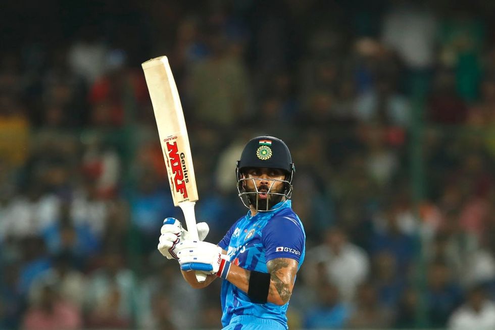 Virat Kohli eclipsed an Indian giant en route his 48-ball 63 vs Australia in 3rd T20