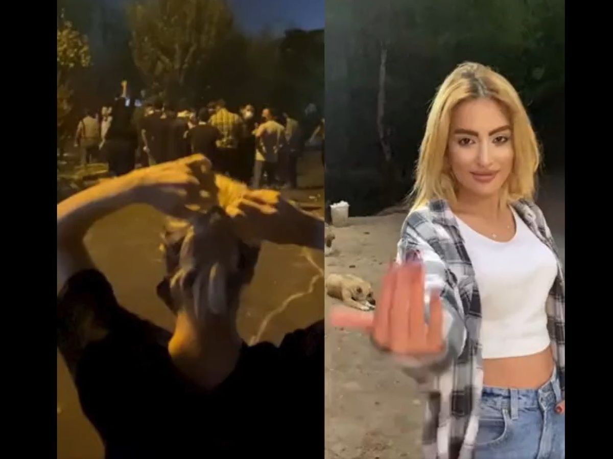 Woman whose video of tying her unscarved hair back to join protest over Amini’s death went viral shot dead: Reports