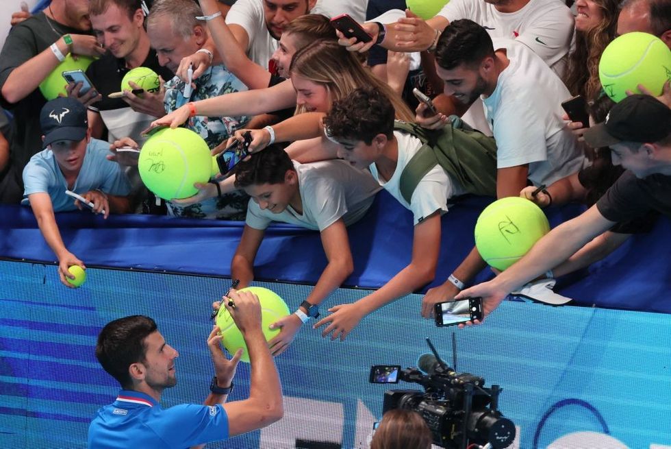 When Novak Djokovic turned a tennis teacher at Tel Aviv Open