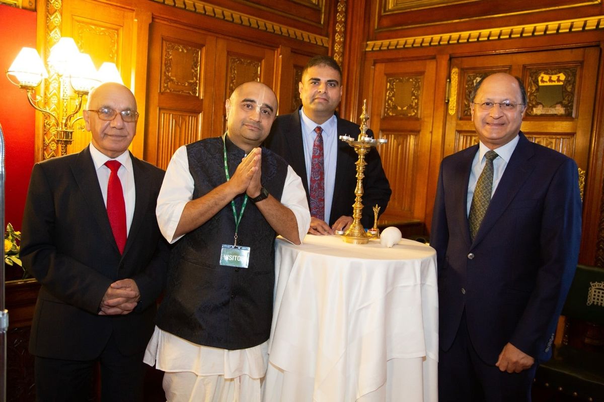Navendu Mishra MP hosts Diwali celebrations