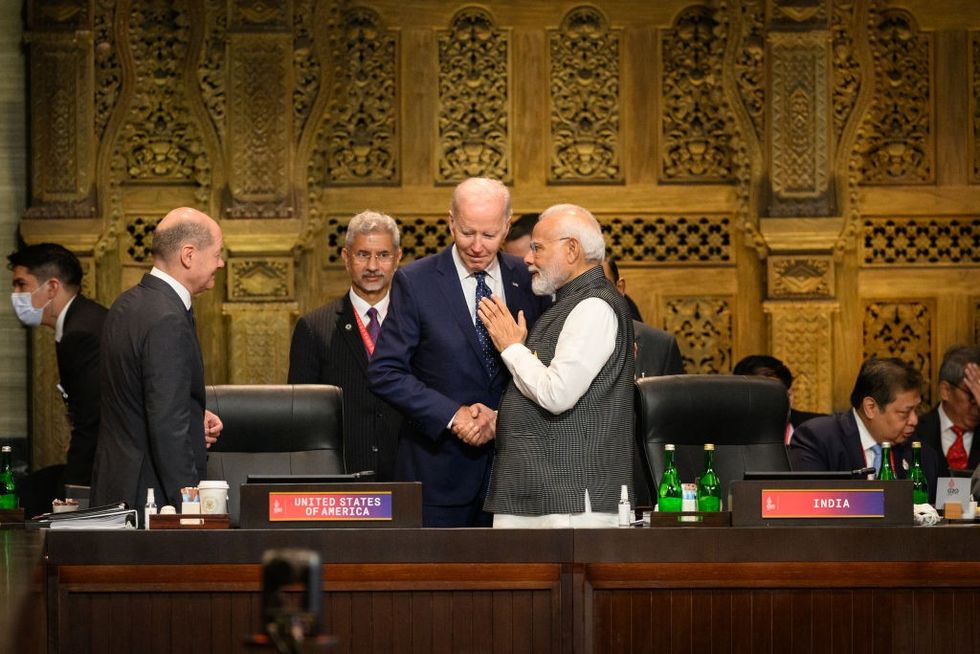 G20 summit: PM Modi, US president Biden share warm hug at Bali