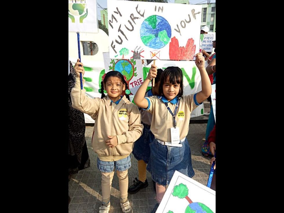 UP: School children want climate change included in curriculum; give officials charter of demands