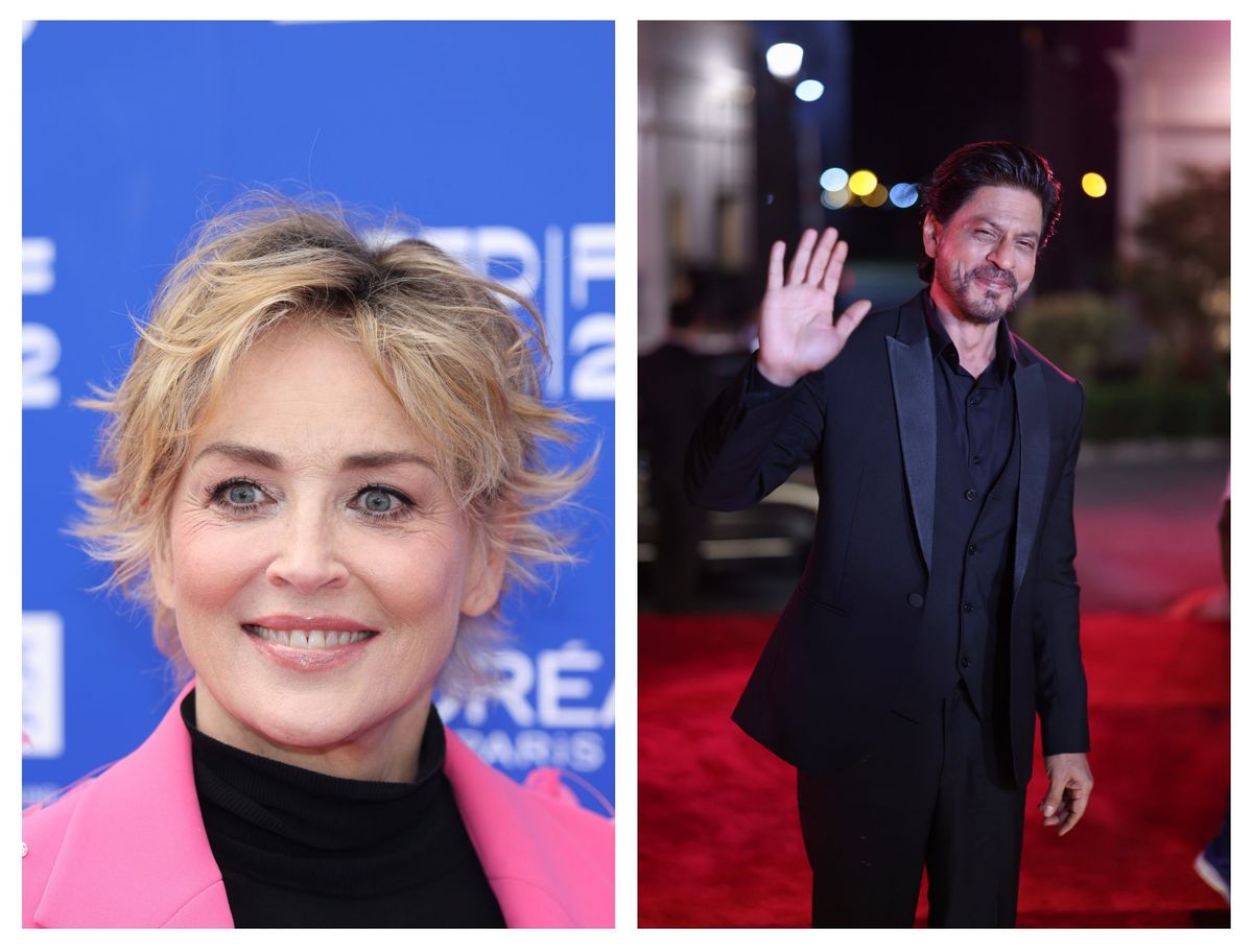 Surprised Sharon Stone screams ‘Oh my God’ as she sees Shah Rukh Khan seated next to her at Red Sea Fest