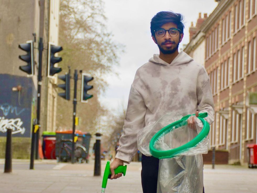 Meet Vivek Gurav, Indian youth who aims to clean up 30 UK cities in a month