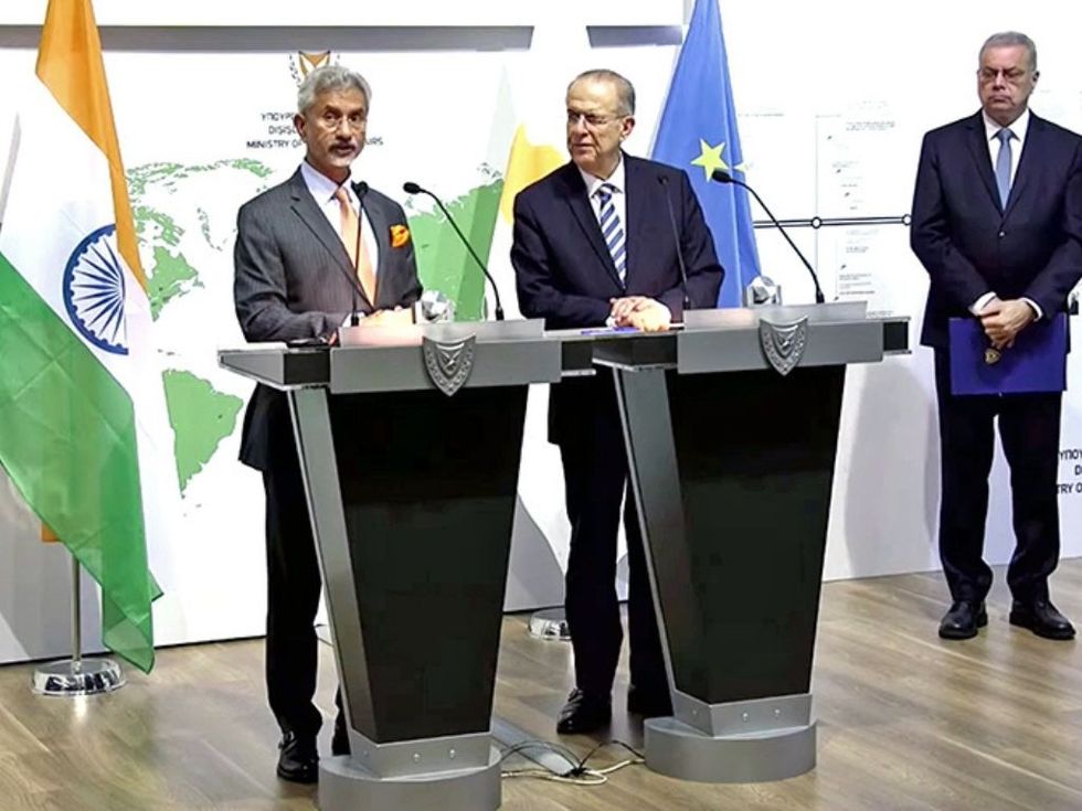 India, Cyprus ink defence pact as foreign minister Jaishankar visits Nicosia