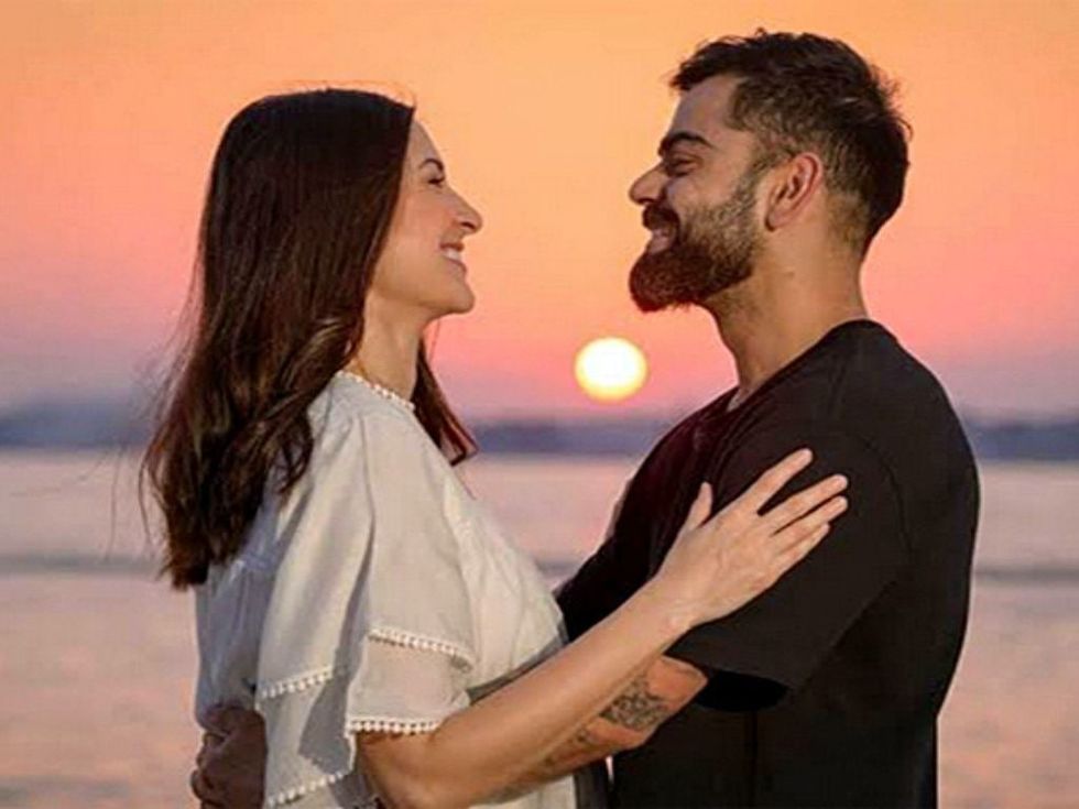 Virat Kohli, Anushka Sharma visit Vrindavan ashram, distribute blankets