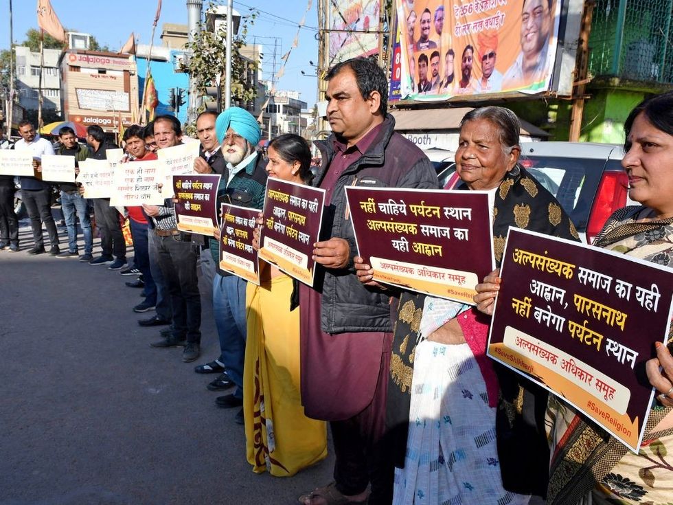 Modi government bans tourism at holy Jain site in Jharkhand after protests