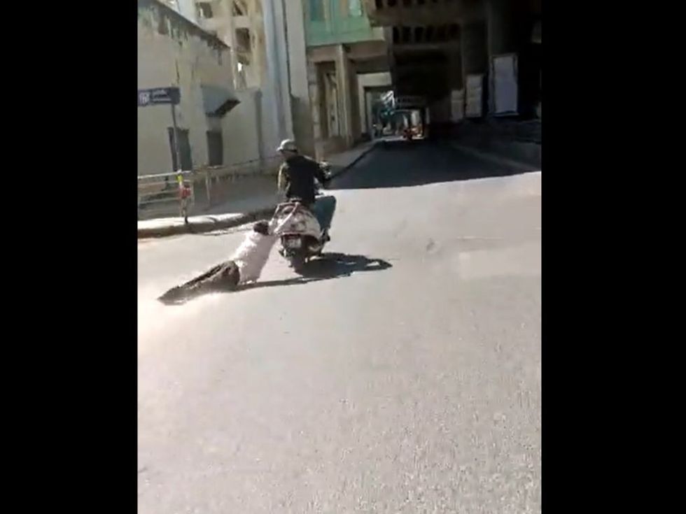 WATCH: Scooterist drags 71-year-old man in Bengaluru after road rage