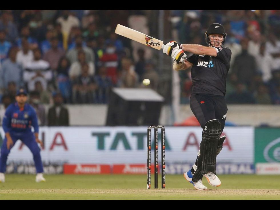 First ODI: India survive Michael Bracewell blitz to win by 12 runs; Shubman Gill scores double century