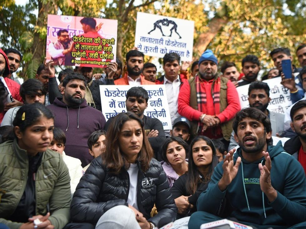 Modi govt faces flak as chief of India's wrestling body, a BJP MP, accused of sexually exploiting women players