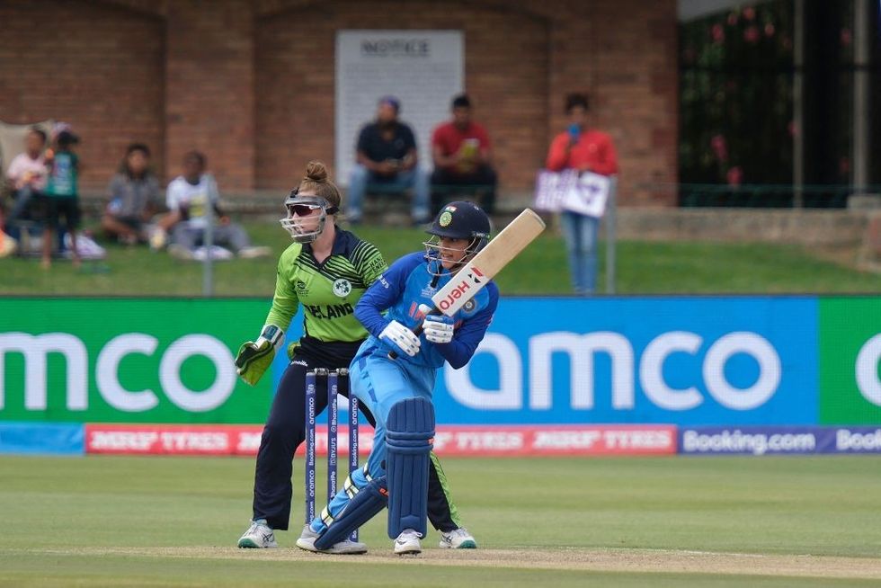 India beat Ireland to reach women's T20 World Cup semis as Mandhana belts career-best 87, to meet Australia next
