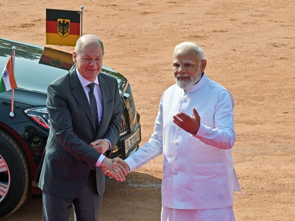 German chancellor Olaf Scholz reaches India, holds wide-ranging talks with PM Modi