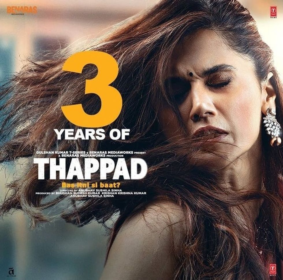 T-Series and Benaras Media Works’ Thappad starring Taapsee Pannu clocks 3 years